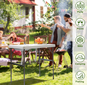 <strong>Lifetime</strong> Portable Plastic HDPE Fillet <strong>Table</strong> for Outdoor Cleaning - Product Image 6