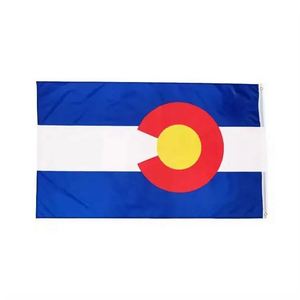 ธงโพลีเอสเตอร์ 68D ขายส่ง ธงชาติทั่วโลก พิมพ์สองด้าน ธงชาติอเมริกา ขนาด 3x5 ฟุต พิมพ์ลายตามสั่ง ธงรัฐโคโลราโด - Product Image 2