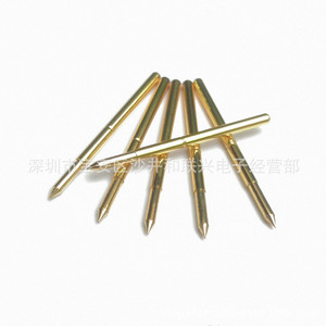 Sonda de prueba con baño de oro PA125 B, punta recta de 2.0mm con pin de resorte para piezas de instrumentos - Product Image 4