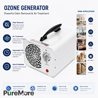 Machine de désodorisation portable industrielle et commerciale pour la maison, la voiture, le sous-sol, l'entrepôt, l'élimination des odeurs de fumée et d'animaux, générateur d'ozone