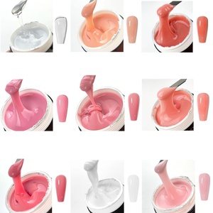 Hard Solid <b>Builder</b> Extension UV Gel for Nails 6 Colors Non-Sticky Long Lasting 15g High Quality - Product Image 4