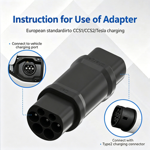 Adaptateur de chargeur de voiture électrique CCS2 norme européenne vers GB/T 1 3 phases 16-32A 250V norme chinoise - Product Image 3