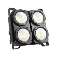 Projecteur de lumière de scène à LED COB RGB 4 yeux, contrôlé à distance par DMX, pour concerts, DJ et spectacles en direct