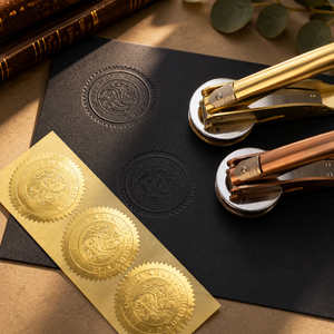 Wedding Custom Hand Plier Embossing Stamp Portable Dry Emboss Seal for Invitation Envelope Book Library Logo - Product Image 4