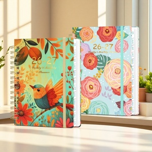 Agenda Semanal 2027 A5 con Espiral, Diseño Estético Estilo Instagram, Cuaderno Personalizado para Regalo - Product Image 1
