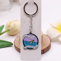 Porte-clés de mode inspiré de la bande dessinée de bande dessinée, coloré, mignon, conception de simulation-accessoires de charme de sac à main avec ornement
