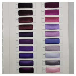 Tissu satiné brillant 50D * 75D 700 couleurs en stock tissu en soie imité polyester doux et respirant pour vêtement/sac - Product Image 5