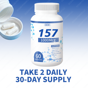 Oem 157 viên nang 60 đếm với chất chống oxy hóa peptide chiết xuất thảo dược & hoạt động vitamin cơ bắp tập thể dục bổ sung cho người lớn - Product Image 5