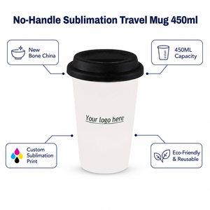 Taza de Cerámica Personalizada con Asa, Estilo Vintage Simple, para Regalo Publicitario, Sublimación, Viajes, Té, <span class=keywords><strong>Contigo</strong></span> - Product Image 2
