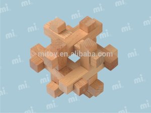Bán Buôn Bóng Gỗ Trong Lồng Não Trêu Ghẹo Trung Quốc Luban Khóa Ô Chữ Trò Chơi Câu Đố - Product Image 3