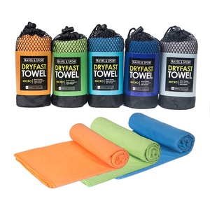 Accesorios de Camping OZAEO T-AFT, Toalla de Microfibra Antimicrobiana de Secado Rápido, 200gsm, Bolsa de Malla, para Viajes, Senderismo, Yoga, Ejercicio, Excursionismo - Product Image 1