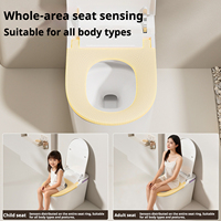 Vente directe usine : WC intelligent avec siège chauffant, chasse d'eau automatique, bidet, fonction lavage-séchage et désodorisant, siphon en S pour salles de bain modernes