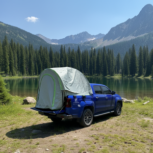 Tente de toit arrière pour pick-up - <span class=keywords><strong>Camping</strong></span> et pêche - Camouflage - 3-4 personnes - Conception pliable - Product Image 1