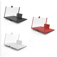 10 Inches 3D HD Phone Screen Magnifier Desktop Phone Screen Amplifier with Stretchable Phone Holder