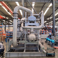 Système de pompe à vide rotative à anneau liquide portable JZJ2B, unité de pompage à moteur haute efficacité pour les textiles chimiques