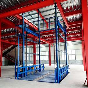 Elevador Hidráulico Vertical de Carga para Montaje en Pared <span class=keywords><strong>Exterior</strong></span> de 200 kg y 500 kg, Plataforma Elevadora Eléctrica Pequeña para el Hogar y Almacenes - Product Image 4