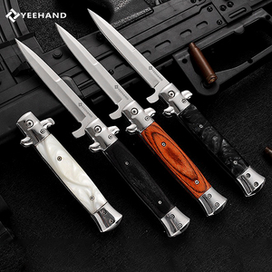 Yeehand มีดพก3CR13สแตนเลสแบบปรับแต่งได้มีดยังชีพ EDC พับได้สำหรับการตั้งแคมป์กลางแจ้ง - Product Image 3