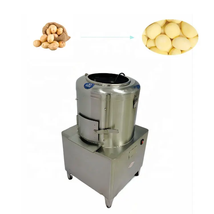 Pelador de patatas, limpieza, lavado, máquina procesadora de patatas fritas, cúrcuma, jengibre, máquina peladora de patatas