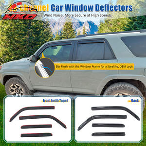 Déflecteurs de vitres latérales en acrylique fumé pour Toyota 4Runner 10-24 - Product Image 2