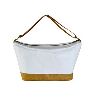 Sac à lunch en Tyvek personnalisé avec logo ODM, sac en papier kraft OEM, usine source, isolé thermiquement, durable, portable, fabricant exportateur - Product Image 2