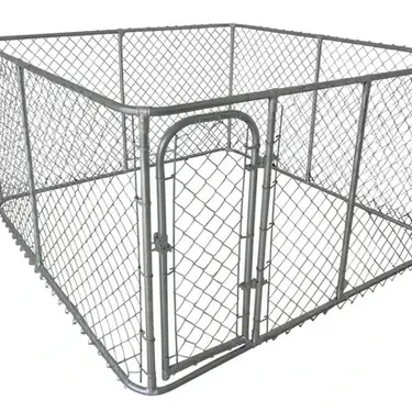 Dog Kennel Run & Pet Enclosure Run Animal Fencing Fence 4mx4mx1.83m