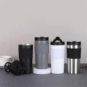 Wholesale Bulk Coffee Mugs Stainless Steel Printable Coffee Cup French Press