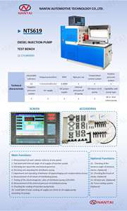 CRS619 combustível injeção teste banco diesel bomba calibração NTS619 - Product Image 2