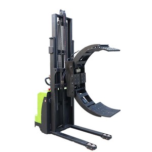 800kg 1000kg 1500kg Rollo de papel Abrazadera Apilador Rollo Elevador Carretilla elevadora con rotación de 360 grados 2m 3M Apilador eléctrico - Product Image 1