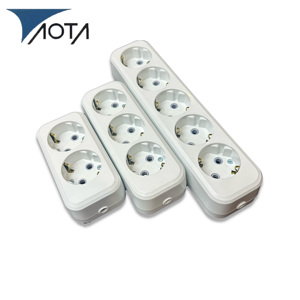 ปลั๊กพ่วงอุตสาหกรรมยุโรป AOTA พร้อมเต้ารับ 3/5 ช่อง สายยาว 1.8 เมตร รองรับกระแสไฟ 10 แอมป์ และตัวป้องกันปลั๊กไฟแบบกลม - Product Image 6