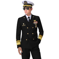 Uniforme de garde d'hiver personnalisé, uniforme de pilote d'aéroport pour hommes, en vente, veste de concierge d'hôtel, uniforme de compagnie aérienne