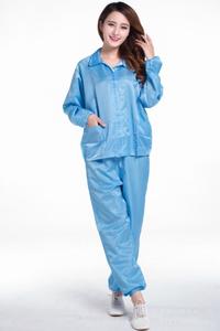 سترة مضادة للكهرباء الساكنة عالية الجودة مع بدلة/ملابس غرفة نظيفة مضادة للكهرباء الساكنة/بدلة غرفة نظيفة مضادة للكهرباء الساكنة - Product Image 4