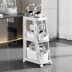 ชั้นวางของแบบหลายชั้นใต้โต๊ะทำงาน YHYP แบบรถเข็น มีล้อ สำหรับเก็บกระเป๋าเป้ หนังสือ ใช้ในบ้าน ห้องนอน ห้องอ่านหนังสือ - Product Image 2