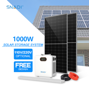 Sistema de Almacenamiento de Energía Doméstico SNADI de 1000W, Batería LiFePO4 de 1004WH/2009WH, Inversor de 1KW, Compatible con <span class=keywords><strong>UPS</strong></span>, Sistema Todo en Uno - Product Image 1