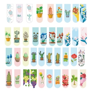 Marcapáginas magnético personalizado promocional, marcapáginas con lazo de dibujos animados, accesorios de libro para adultos, estudiantes, profesores, regalos de lectura - Product Image 1