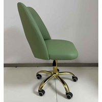 Chaise de pédicure professionnelle pour salon de beauté, base dorée, moderne, luxueuse, réglable en hauteur, tabouret de technicien