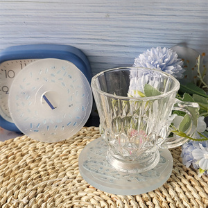 Handmade <b>Resin</b> Casting <b>Molds</b> for DIY Decorative Ornaments Ins Style Silicone Coaster <b>Mold</b> X0323 - Product Image 1