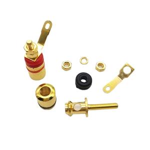 ขั้วต่อลำโพง 307, กล่องลำโพง, ช่องเสียบหัวกล้วย, ขั้วต่อลำโพงแอมพลิฟายเออร์, ขั้วต่อทองแดงจากโรงงาน - Product Image 2