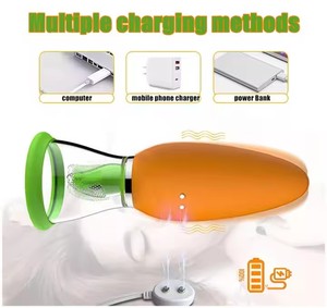 Vibrador de Masaje al Vacío de Silicona Súper Potente, Recargable por USB, 100% Impermeable, para Mujeres, 7 Frecuencias, Masajeador de Succión de Senos - Product Image 2