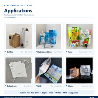 Machine de remplissage Bag-in-Box (BIB) pour liquides, capacité de 1L à 25L, équipement de remplissage de sachets pour jus, confiture, vin rouge, huile, boissons, personnalisable