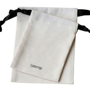 Custom Logo Printed Cotton Linen <b>Candle</b> Soap Pouch Eco Friendly Gift Pouch Gift Drawstring Bag Jewelry Bag - Product Image 4