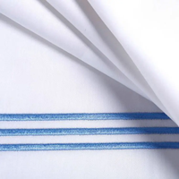 Parure de Lit en Coton 300TC Brodé pour Hôtels, Housse de Couette