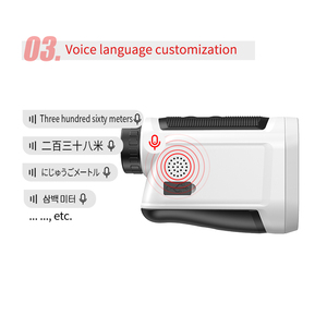 Télémètre <span class=keywords><strong>laser</strong></span> de golf NP 800m Offre Spéciale avec écran tactile LCD couleur et service de personnalisation de diffusion vocale en anglais - Product Image 3