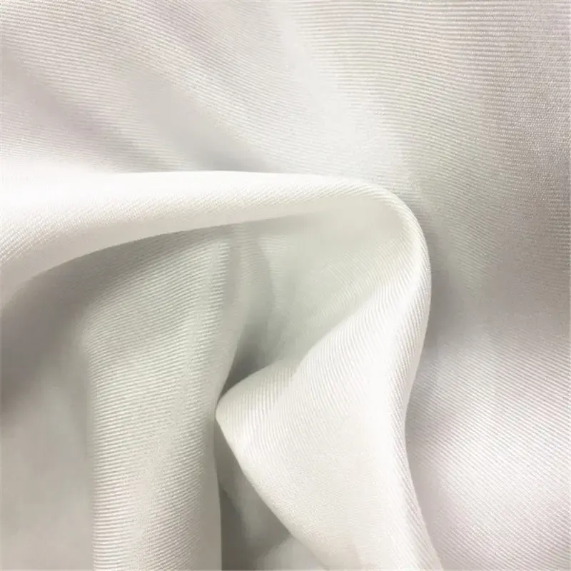 高品質オス/オスナチュラルホワイト未染色100% ピュアシルクツイル生地スカーフと衣類用