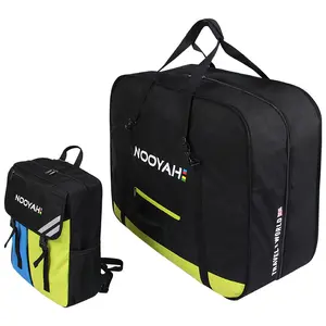 กระเป๋าเดินทางจักรยานพับได้,กระเป๋าเป้เก็บของขนาด18-20นิ้วพร้อมกล่องกระเป๋าเก็บสำหรับรถไฟฟ้า