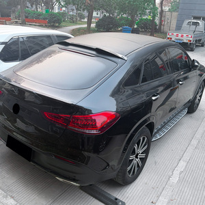 Mercedes-Benz GLE Coupe Rear Spoiler Blade Style Piano <b>Black</b> Carbon Fiber Texture ABS Material <b>Trunk</b> Wing Exterior Modification - Product Image 2