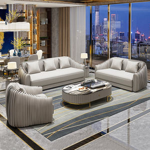 व्यावसायिक निर्माण सस्ते असली चमड़े के सोफे कमरे में रहने वाले कुर्सी सोफे - Product Image 3