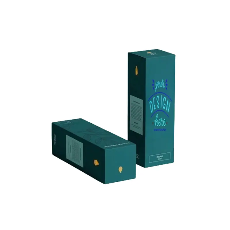 कस्टम आवश्यक तेल त्वचा देखभाल उत्पाद कॉस्मेटिक पेपर बॉक्स पैकेजिंग लेपित पेपर पैकिंग आई क्रीम सीरम बोतल पैकेजिंग बॉक्स