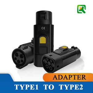 Nouveau convertisseur de charge de voiture électrique AC 32A Type 1 vers Type 2 Adaptateur de <span class=keywords><strong>chargeur</strong></span> de véhicule électrique avec connecteur J1772 vers Type 2 <span class=keywords><strong>Chargeur</strong></span> de véhicule électrique <span class=keywords><strong>16A</strong></span> nominal - Product Image 2