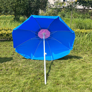 <span class=keywords><strong>Parasol</strong></span> de plage grand format <span class=keywords><strong>pas</strong></span> <span class=keywords><strong>cher</strong></span>, protection UV 50+, portable, avec ancre de sable et sac de transport en PVC pour patio et jardin - Product Image 1