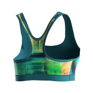 Haut de sport pour femme, coupe courte, grande taille, soutien doux, compression, pour fitness, yoga et entraînement, avec soutien-gorge de sport sexy intégré - Product Image 2